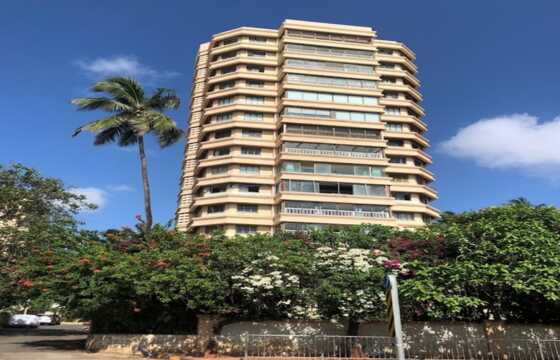 Semi Furnished 4 BHK Sea View Apartment with Balcony for Rent at Jackers Apartment, Bandra West.